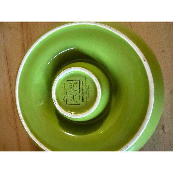 Tastefully Simple 14" & 7" Salsa Chip Dip Bowls - Picture 6 of 8